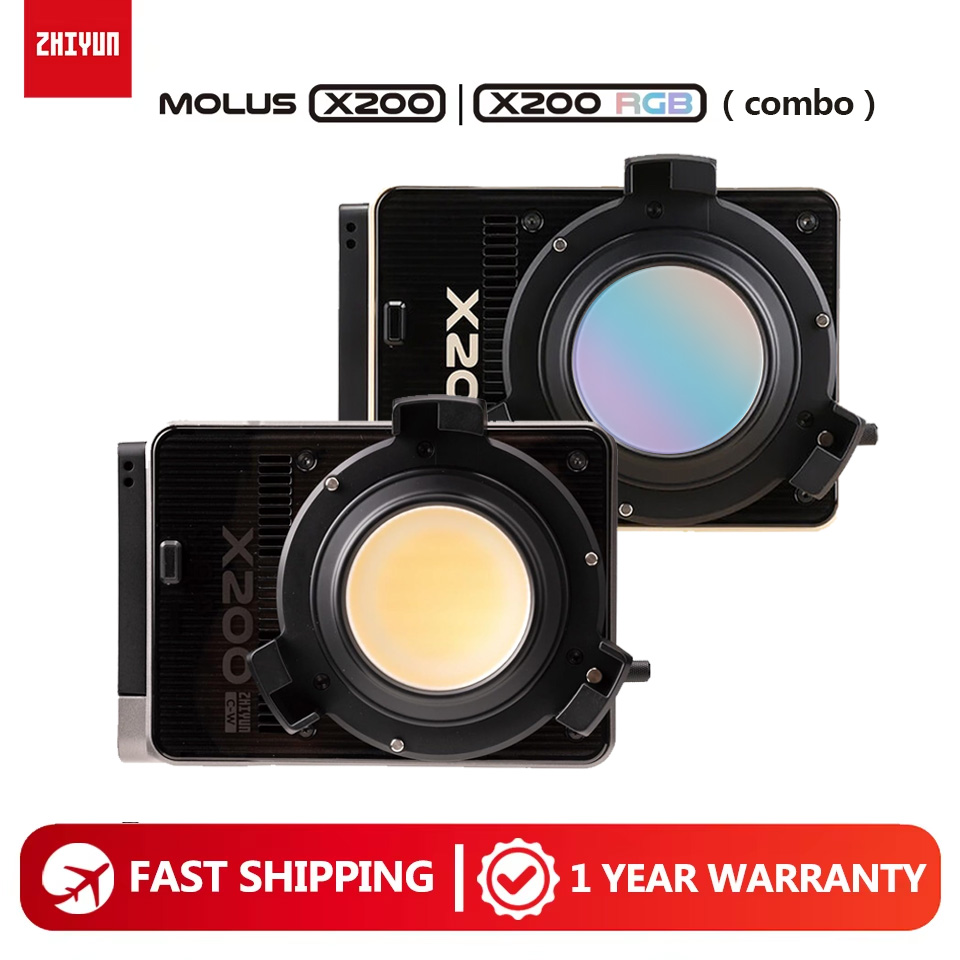 X200 Photography Kit - ZHIYUN MOLUS X200 X200RGBコンボキット LEDビデオライト 人文科学写真撮影用フィルライト