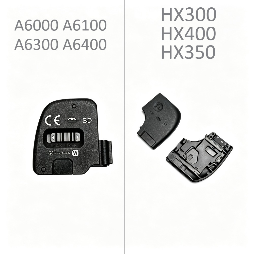 Sony Camera A6400 - ソニーA6000、A6100、A6300、A6400、HX300、HX350、HX400用、新品バッテリードアカバー（修理部品）