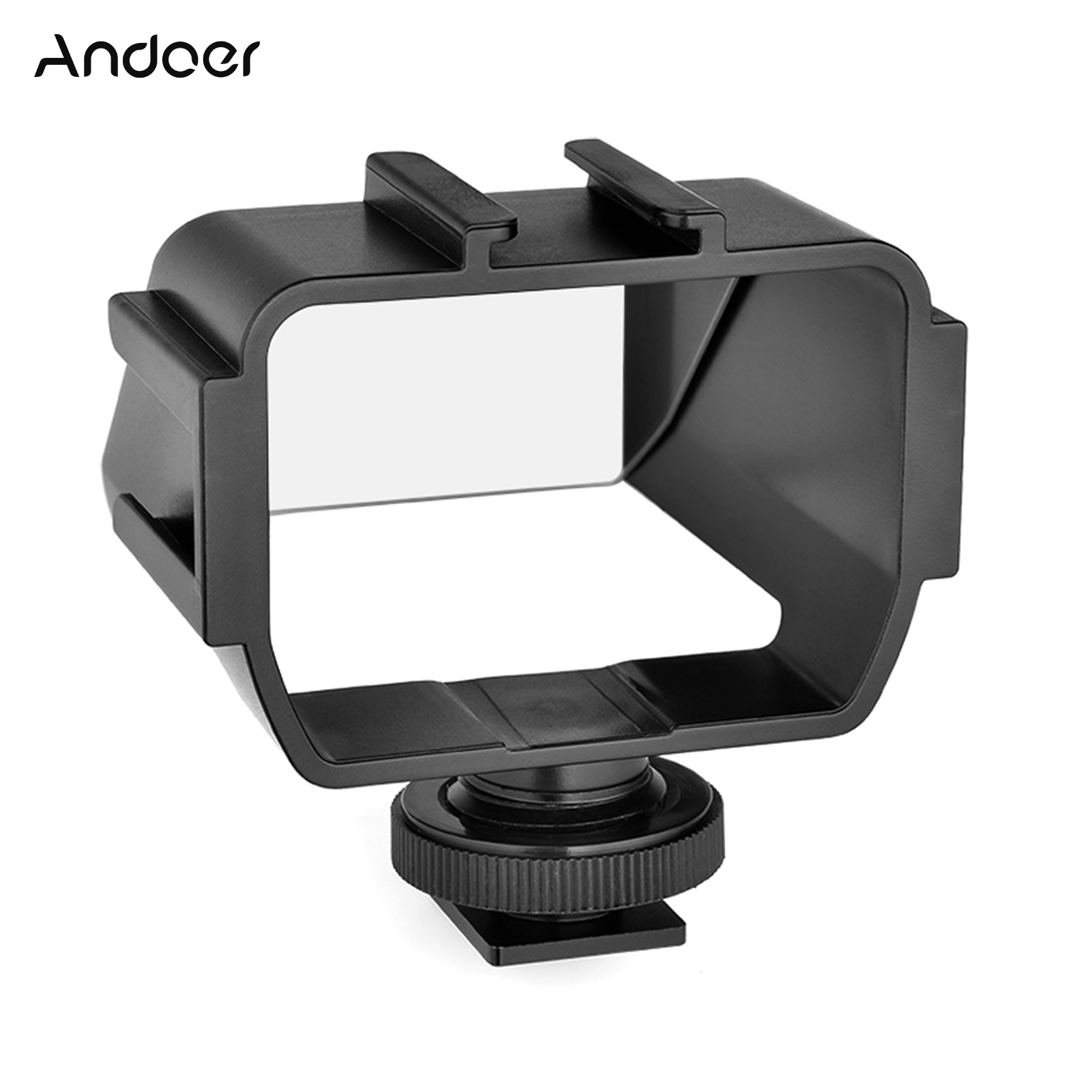 Photography Basics - Andoer-カメラ自撮りvlogフリップアップミラースクリーン、sony a6000、a6300、a6500、a72、a73、Nikon z6、z7、ミラーカメラ用の3つのコールドシューカメラ