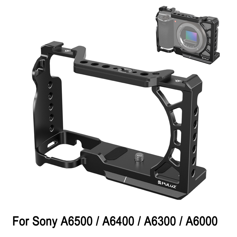 Sony Camera A6400 - PULUZ メタルカメラスタビライザーケージ ソニー A6500 / A6400