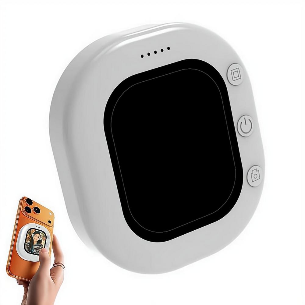 Photography Equipment - スマホVlog自撮りモニター画面用スマホホルダークリップマウント、背面カメラ自撮り、Vlog撮影、ライブ自撮り、画面撮影ツール