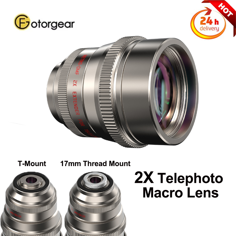 Photography Xiaomi 15 Ultra - Fotorgear-Retro 2X望遠マクロレンズ Xiaomi 15 Ultra、iPhone、Vivo X200U用写真撮影キット、Tマウント/17mmレンズ対応