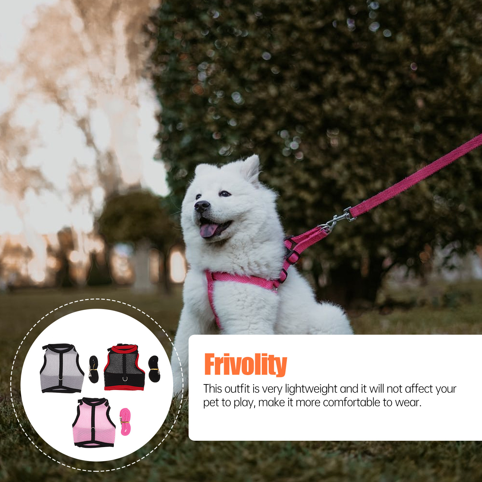 ペット用ハーネス、リード、ウサギ用ベスト。軽量で通気性に優れ - Photography Vest のレビューと価格