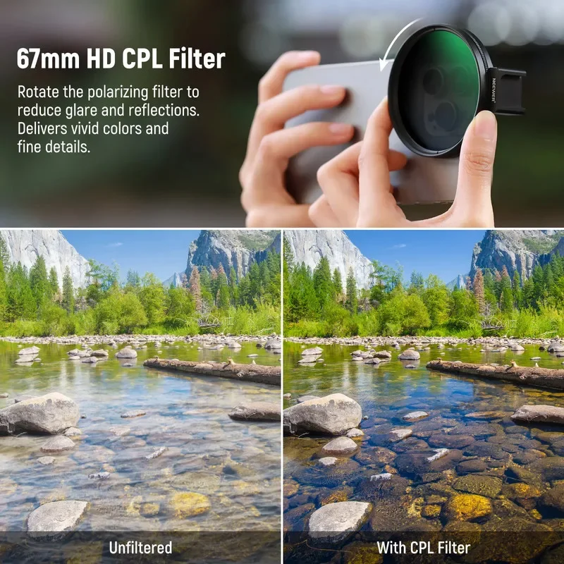 2026 FL-41 67mm CPL防水ガラス、マルチナノ - Camera Cold Shoe のレビューと価格
