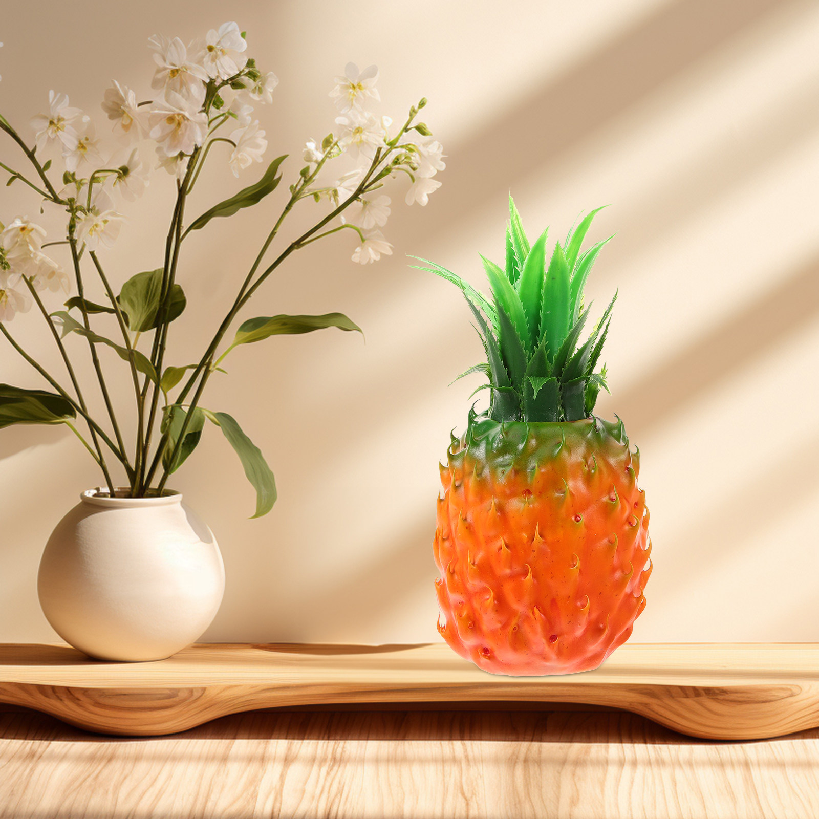防錆加工を施した、本物そっくりのパイナップルの装飾品。キッチ - Photography Of Food のレビューと価格