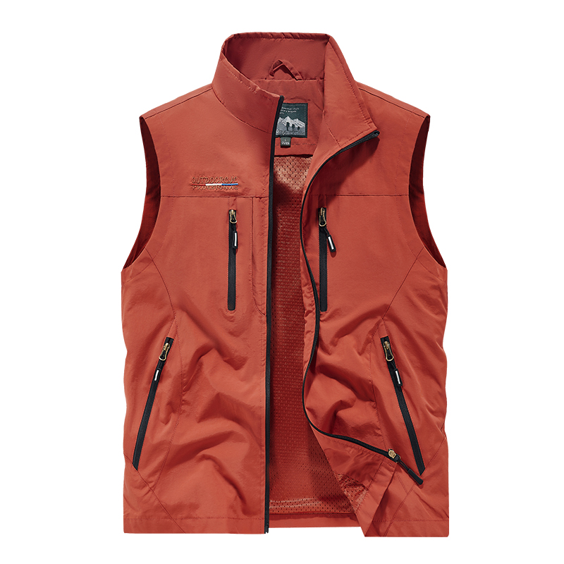 男性の写真撮影ベスト屋外マルチポケット作業チョッキジャケット - Photography Vest のレビューと価格