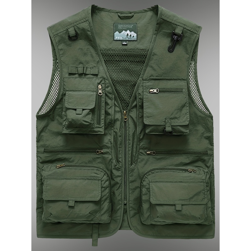 メンズアウトドアベスト 新型多機能作業服 面接 撮影 釣り  - Photography Vest のレビューと価格