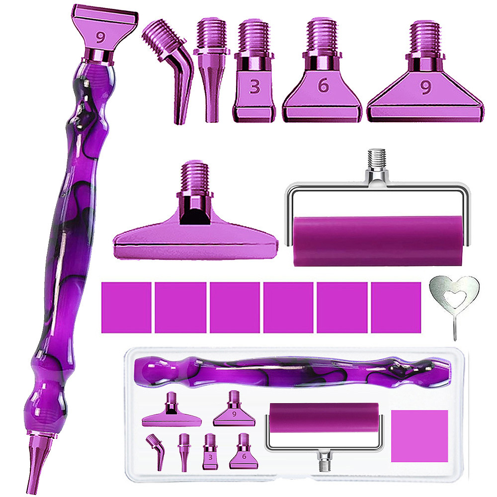 ダイヤモンドペイントペンアクセサリーツールセット、金属ステン - Photography Techniques のレビューと価格