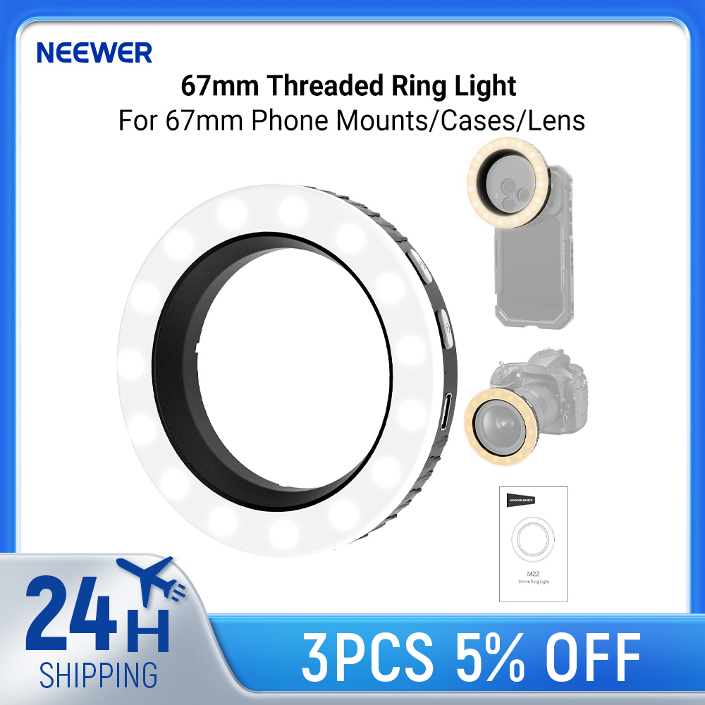 NEEWER Basics 67mmネジ式リングライト（67 - Photography Basic のレビューと価格