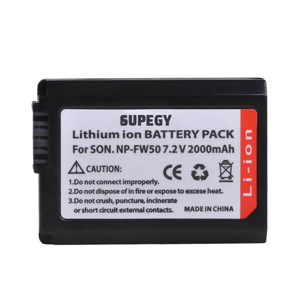 新しい 2000mAh NP-FW50 NP FW50 バッ - Sony Camera A6400 のレビューと価格