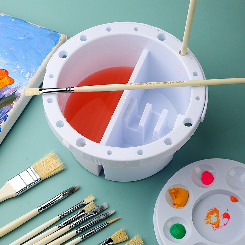 3イン1 ブラシウォッシャーバケツ パレット蓋付き 絵画用ブ - Photography Techniques のレビューと価格